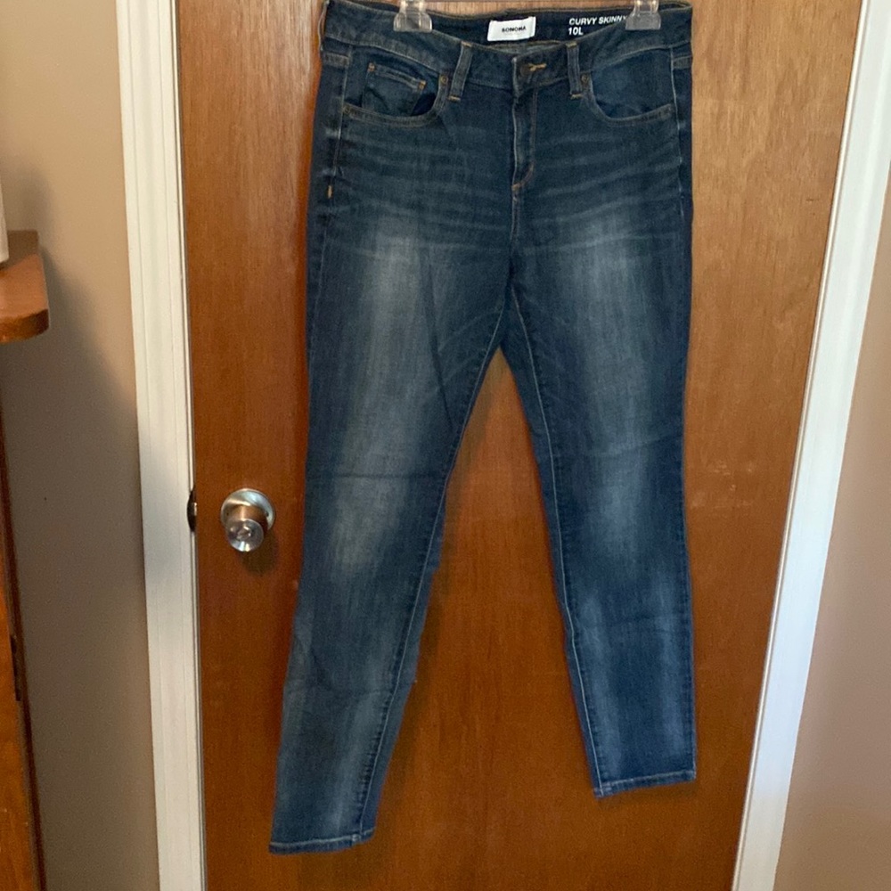 Sonoma Curvy Skinny Jeans sz 10L excellent condition